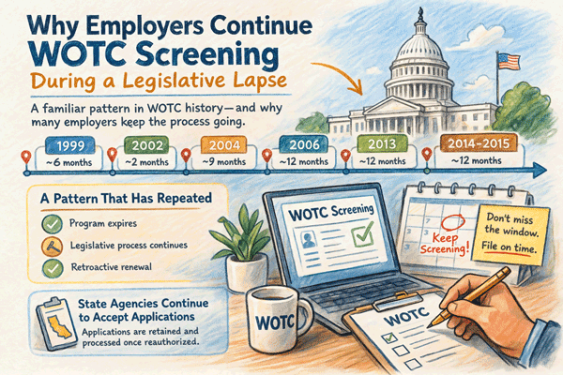 Should Employers Continue WOTC Screening During a Legislative Reauthorization Cycle ?
